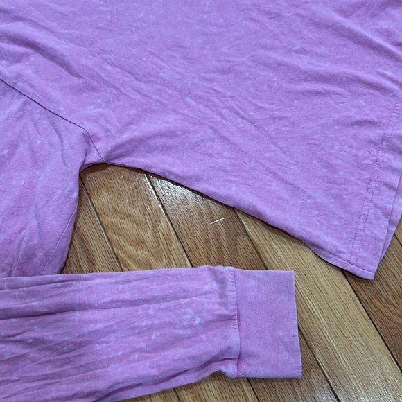 Pre-loved💖 Victoria Secret PINK Women's Henley Shirt Long Sleeve Cotton - Picture 7 of 14